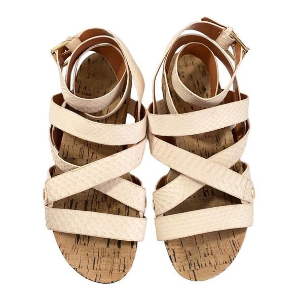 Rebecca Minkoff Tristen Gladiator  Sz 8M Summer Boho Beachy Graden Sandal - Picture 2 of 7